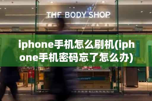 iphone手机怎么刷机(iphone手机密码忘了怎么办)-第1张图片-星选测评