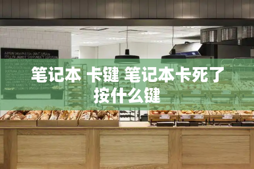 笔记本 卡键 笔记本卡死了按什么键-第1张图片-星选测评