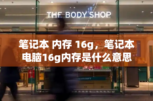 笔记本 内存 16g，笔记本电脑16g内存是什么意思-第1张图片-星选测评