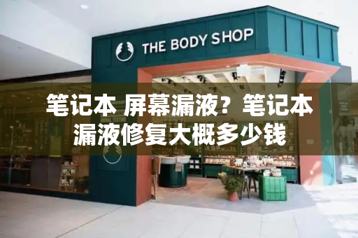 笔记本 屏幕漏液？笔记本漏液修复大概多少钱