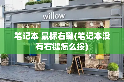 笔记本 鼠标右键(笔记本没有右键怎么按)