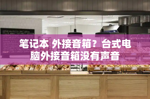 笔记本 外接音箱？台式电脑外接音箱没有声音