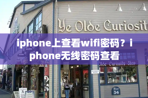 iphone上查看wifi密码？iphone无线密码查看-第1张图片-星选测评