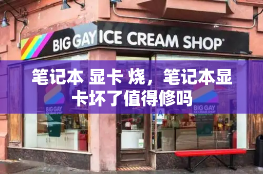 笔记本 显卡 烧，笔记本显卡坏了值得修吗-第1张图片-星选测评
