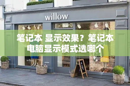 笔记本 显示效果？笔记本电脑显示模式选哪个