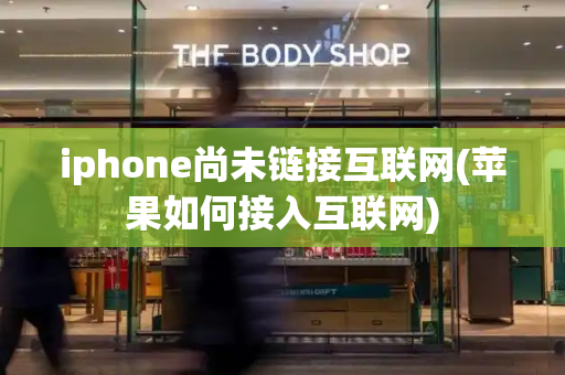 iphone尚未链接互联网(苹果如何接入互联网)