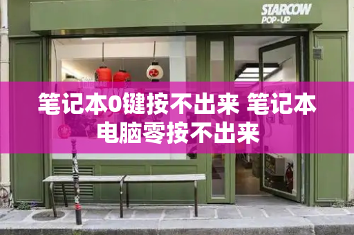 笔记本0键按不出来 笔记本电脑零按不出来