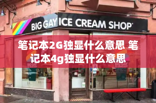 笔记本2G独显什么意思 笔记本4g独显什么意思-第1张图片-星选测评
