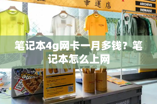 笔记本4g网卡一月多钱？笔记本怎么上网