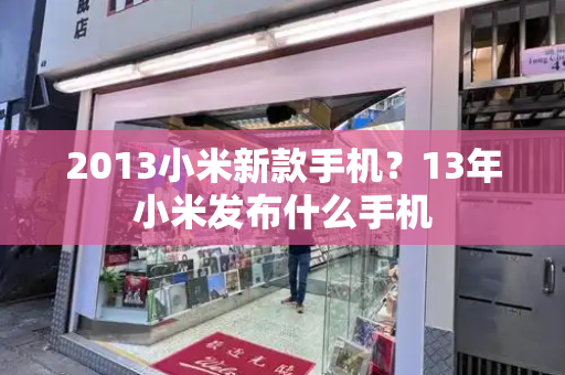 2013小米新款手机？13年小米发布什么手机-第1张图片-星选测评