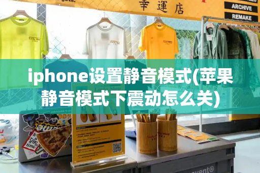 iphone设置静音模式(苹果静音模式下震动怎么关)