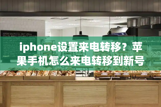 iphone设置来电转移？苹果手机怎么来电转移到新号码