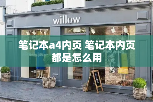 笔记本a4内页 笔记本内页都是怎么用