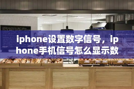 iphone设置数字信号，iphone手机信号怎么显示数字