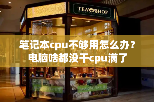 笔记本cpu不够用怎么办？电脑啥都没干cpu满了