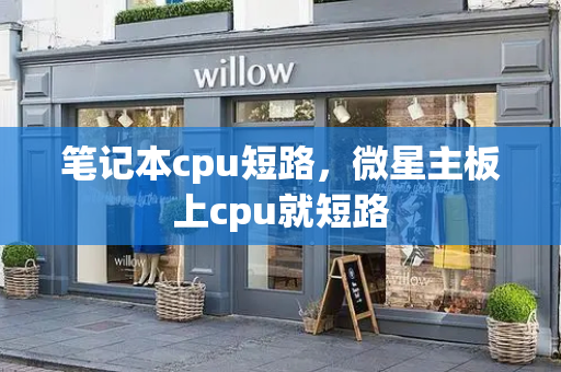 笔记本cpu短路，微星主板上cpu就短路