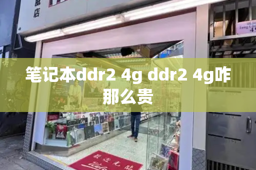 笔记本ddr2 4g ddr2 4g咋那么贵