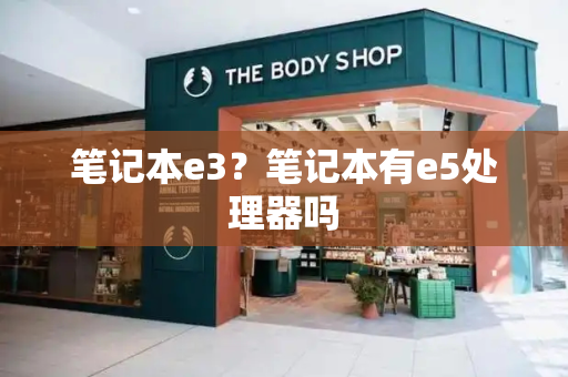 笔记本e3？笔记本有e5处理器吗-第1张图片-星选测评