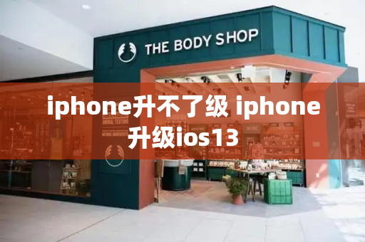 iphone升不了级 iphone升级ios13-第1张图片-星选测评