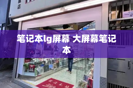 笔记本lg屏幕 大屏幕笔记本-第1张图片-星选测评