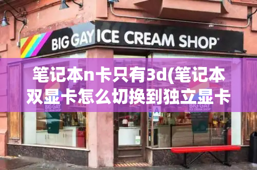 笔记本n卡只有3d(笔记本双显卡怎么切换到独立显卡)-第1张图片-星选测评