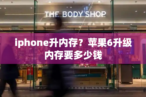 iphone升内存？苹果6升级内存要多少钱-第1张图片-星选测评