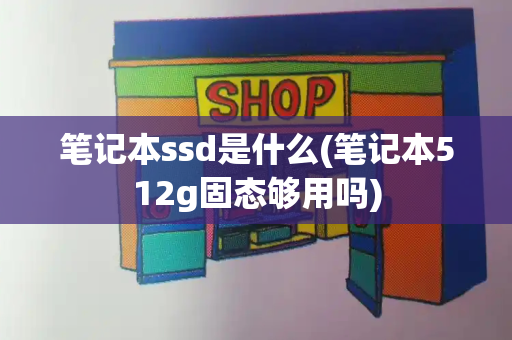 笔记本ssd是什么(笔记本512g固态够用吗)