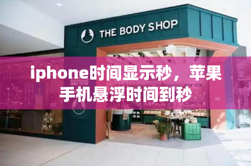 iphone时间显示秒，苹果手机悬浮时间到秒-第1张图片-星选测评