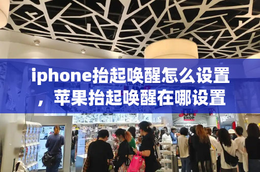 iphone抬起唤醒怎么设置，苹果抬起唤醒在哪设置
