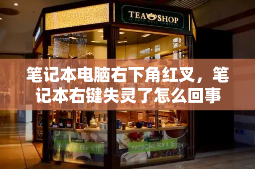 笔记本电脑右下角红叉，笔记本右键失灵了怎么回事