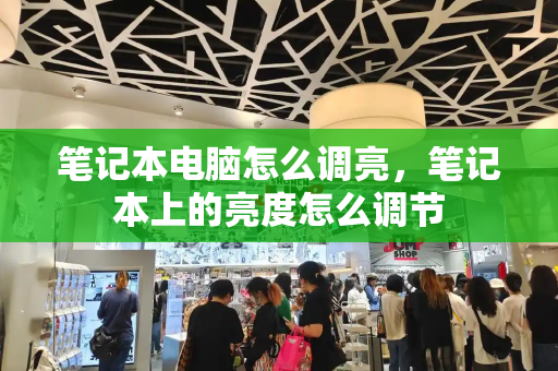 笔记本电脑怎么调亮，笔记本上的亮度怎么调节-第1张图片-星选测评