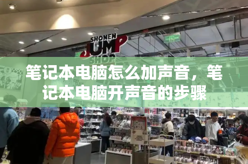 笔记本电脑怎么加声音，笔记本电脑开声音的步骤