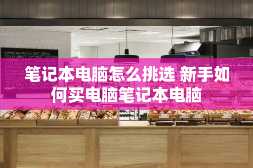 笔记本电脑怎么挑选 新手如何买电脑笔记本电脑-第1张图片-星选测评