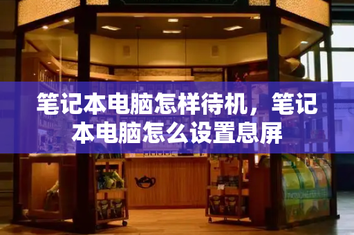 笔记本电脑怎样待机，笔记本电脑怎么设置息屏-第1张图片-星选测评
