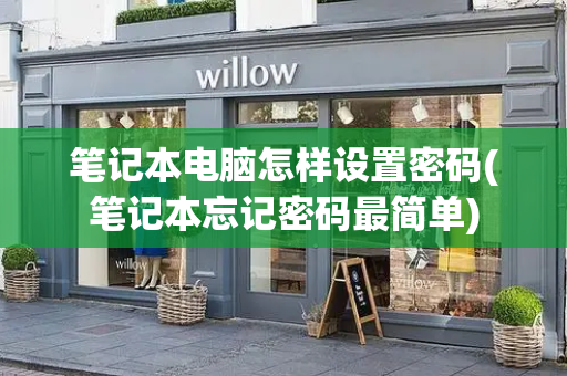 笔记本电脑怎样设置密码(笔记本忘记密码最简单)