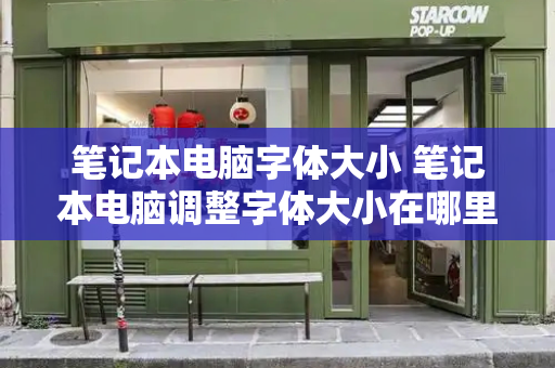 笔记本电脑字体大小 笔记本电脑调整字体大小在哪里
