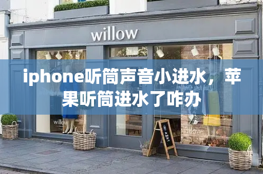 iphone听筒声音小进水，苹果听筒进水了咋办