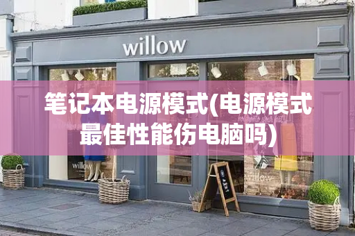 笔记本电源模式(电源模式最佳性能伤电脑吗)