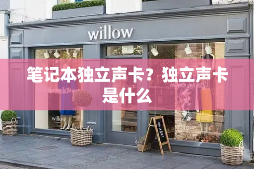 笔记本独立声卡？独立声卡是什么