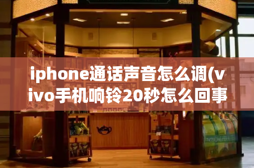 iphone通话声音怎么调(vivo手机响铃20秒怎么回事)-第1张图片-星选测评