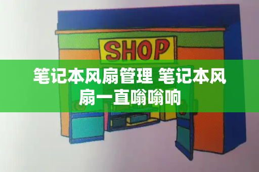 笔记本风扇管理 笔记本风扇一直嗡嗡响