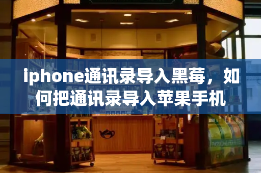 iphone通讯录导入黑莓，如何把通讯录导入苹果手机