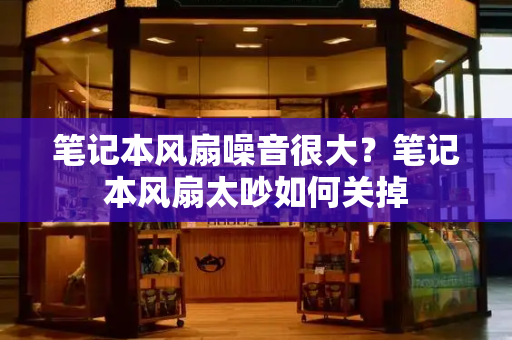 笔记本风扇噪音很大？笔记本风扇太吵如何关掉-第1张图片-星选测评