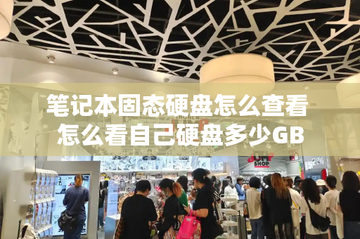 笔记本固态硬盘怎么查看 怎么看自己硬盘多少GB