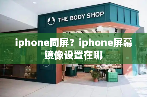 iphone同屏？iphone屏幕镜像设置在哪-第1张图片-星选测评