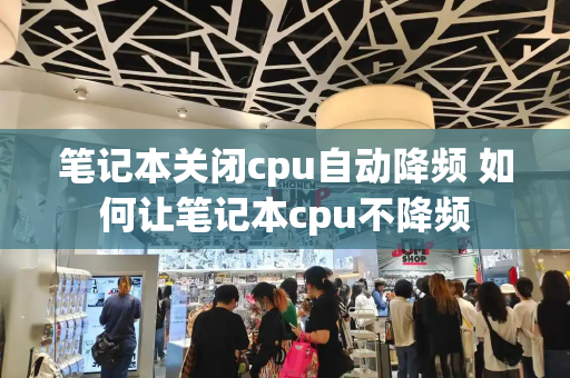 笔记本关闭cpu自动降频 如何让笔记本cpu不降频-第1张图片-星选测评