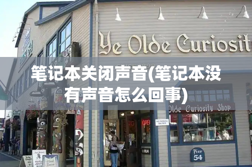 笔记本关闭声音(笔记本没有声音怎么回事)