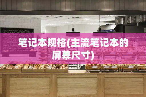 笔记本规格(主流笔记本的屏幕尺寸)-第1张图片-星选测评