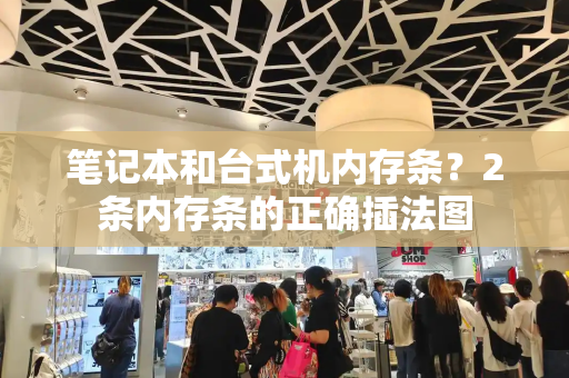 笔记本和台式机内存条？2条内存条的正确插法图-第1张图片-星选测评
