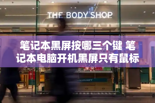 笔记本黑屏按哪三个键 笔记本电脑开机黑屏只有鼠标能动怎么办